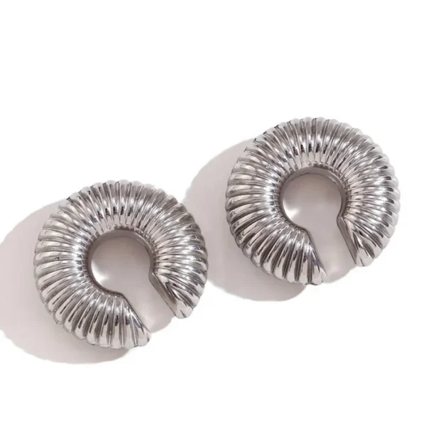 Aurelia Silver Hoops